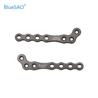 L-shaped bone plate, titanium