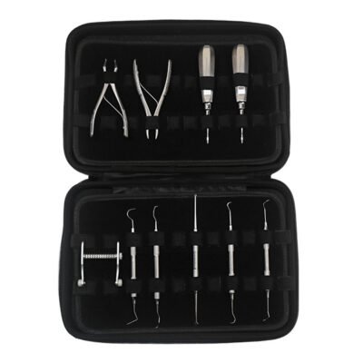 Instrument Set for Cat with Standard Handle Elevators – 10pcs