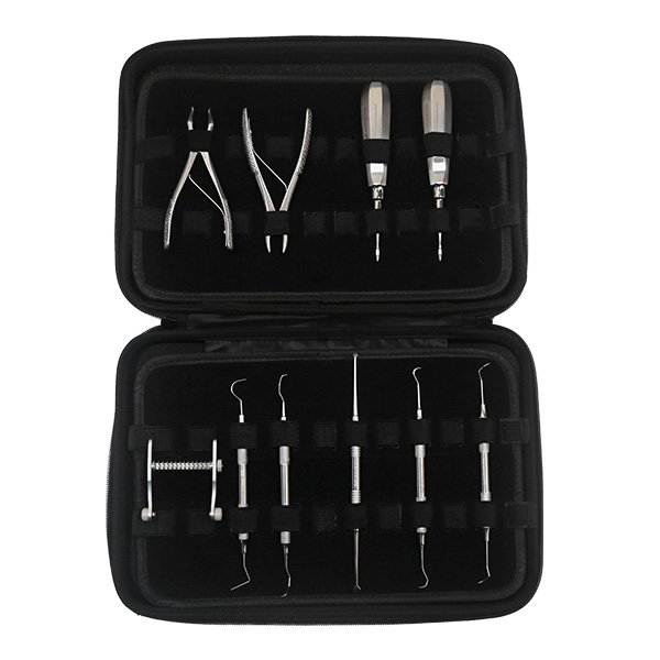 Instrument Set for Cat with Standard Handle Elevators – 10pcs